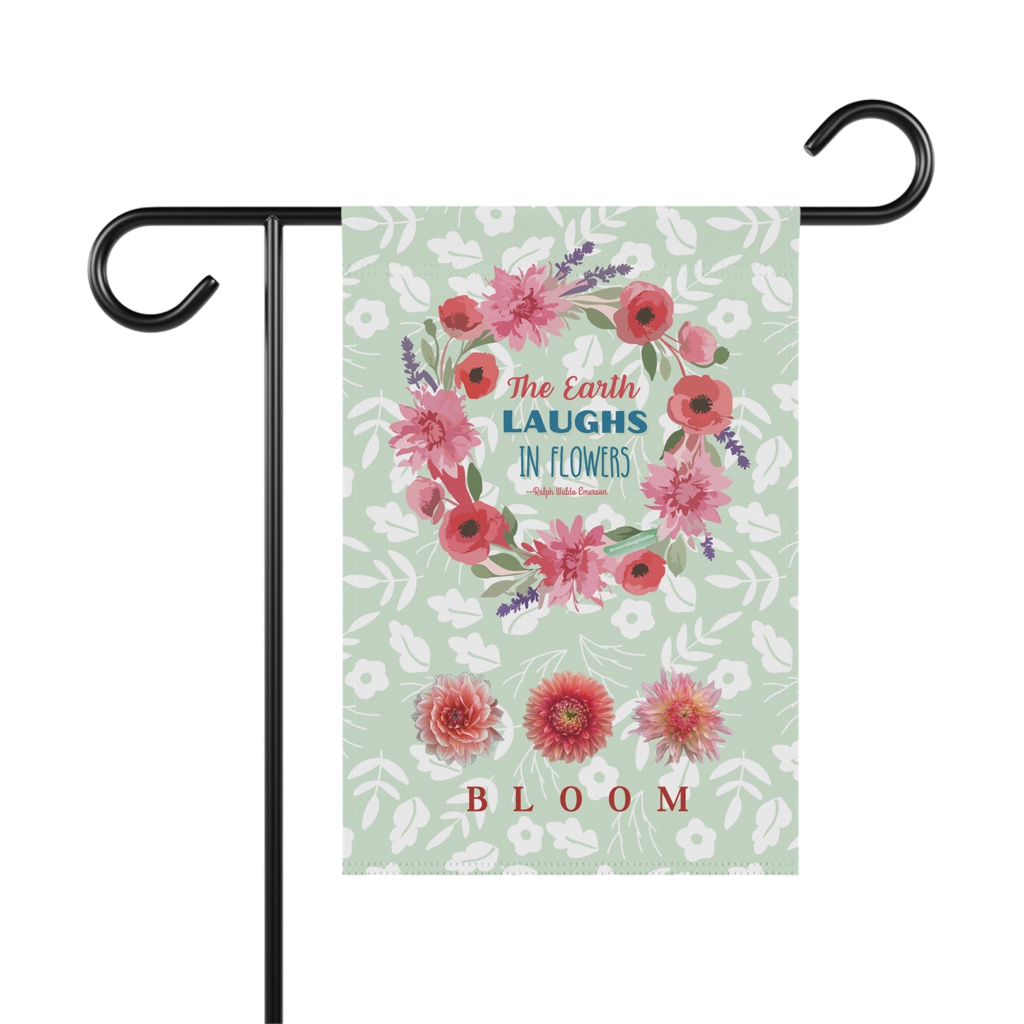The Earth Laughs in Flower Go Bloom - Garden & House Banner