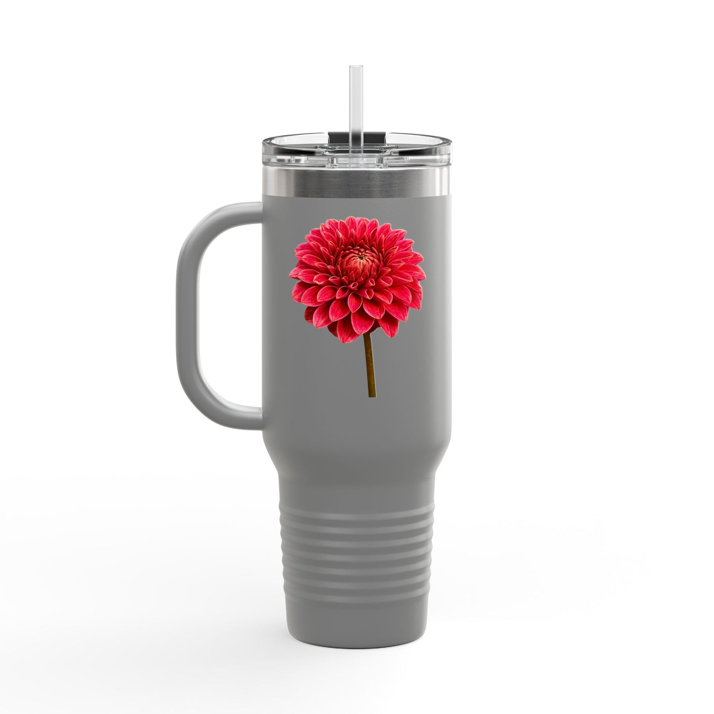 Travel Mug Dahlia Delight Premium Insulated Mug, Extra Tall Popular Style 40oz